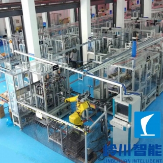 压缩机组装流水线