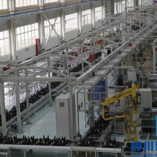 发动机装配流水线